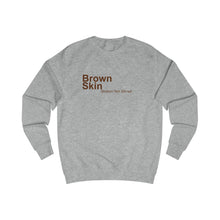 Load image into Gallery viewer, Unisex Brown Skin Espresso Sweatshirt